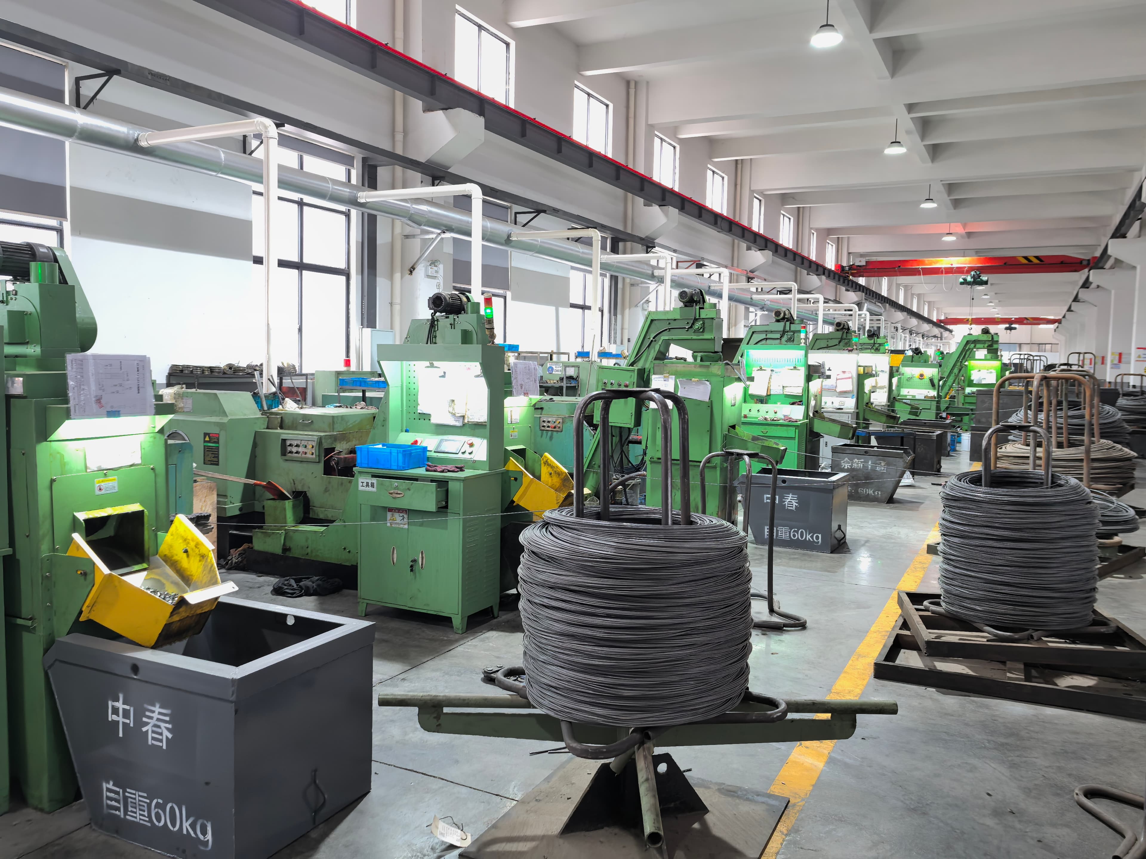 Cold heading machine workshop