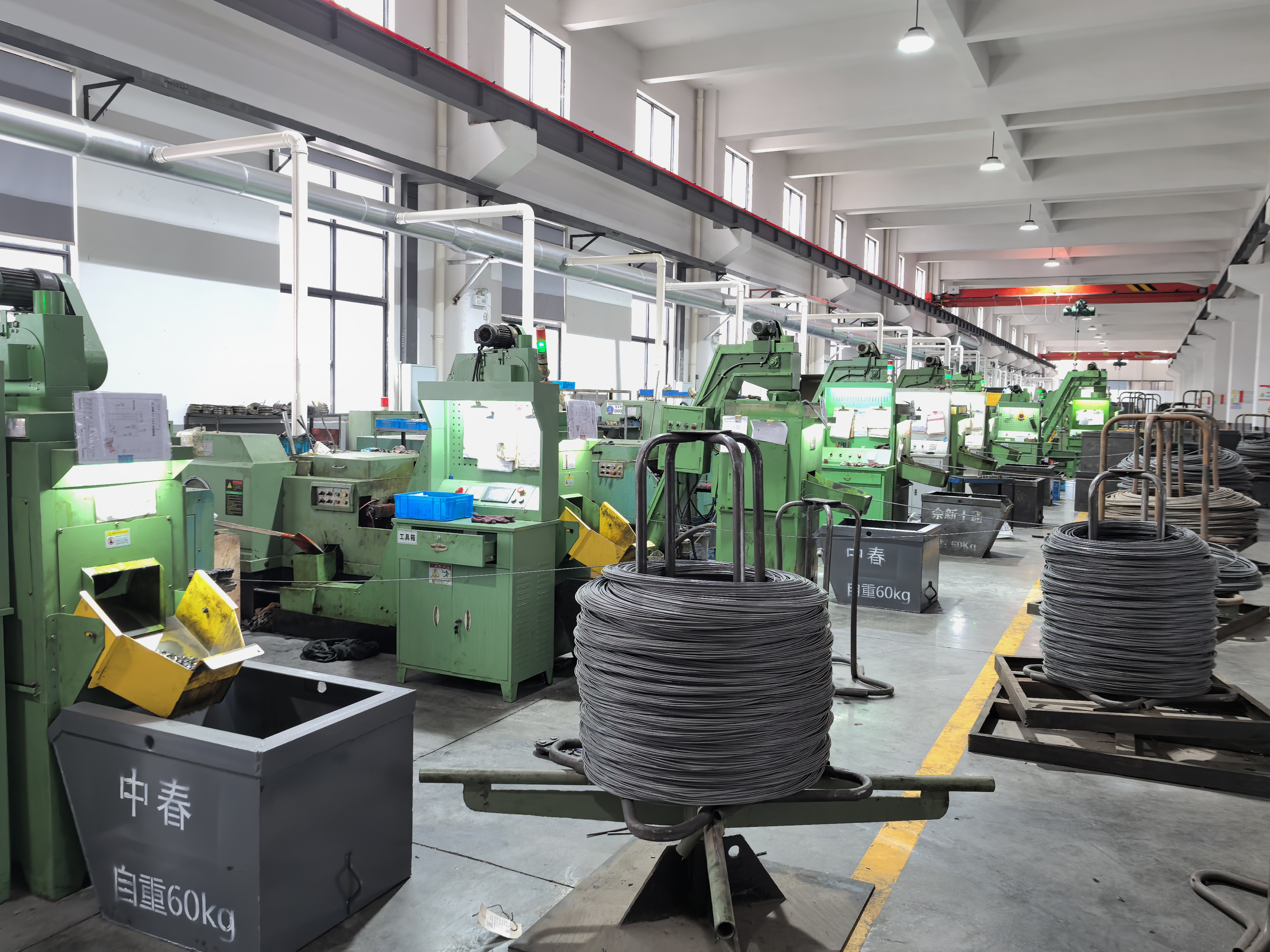 Cold heading machine workshop