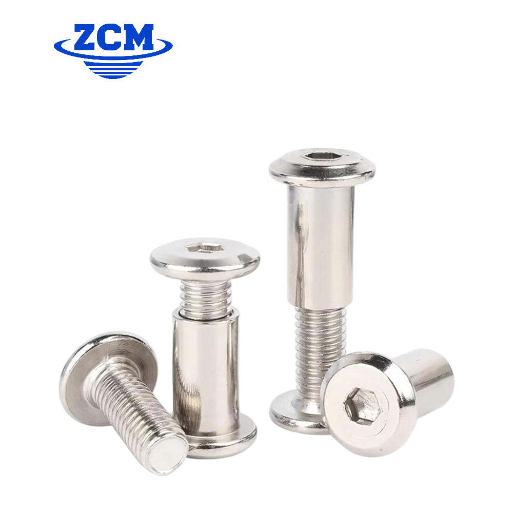 Nickel-plated binding post screws assembled pairs by ZCM